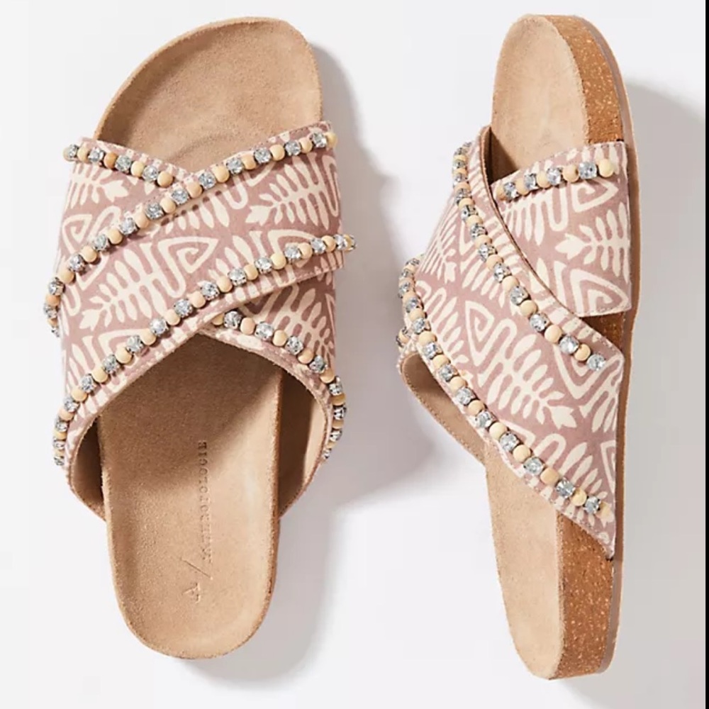 Anthropologie Marnie sandal blush